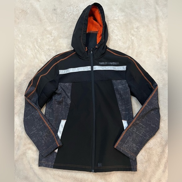 Harley-Davidson Men's Performance Mesh Accent Soft Shell Jacket Size Medium - Picture 1 of 6